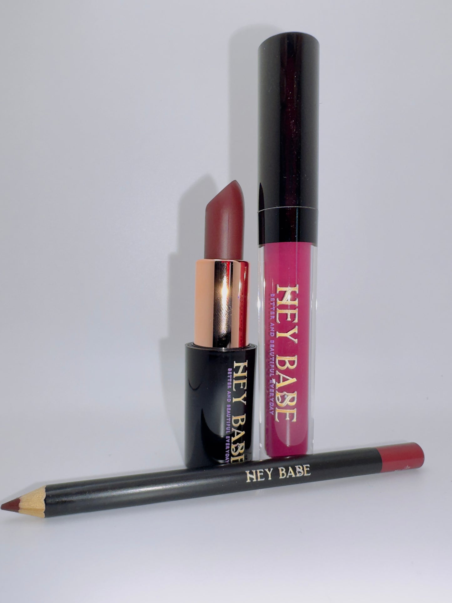 3's A Charm Lipstick, Gloss & Lip Liner