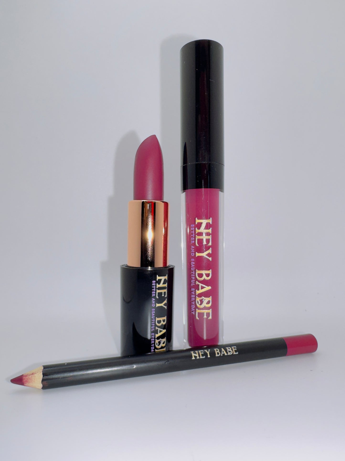 3's A Charm Lipstick, Gloss & Lip Liner